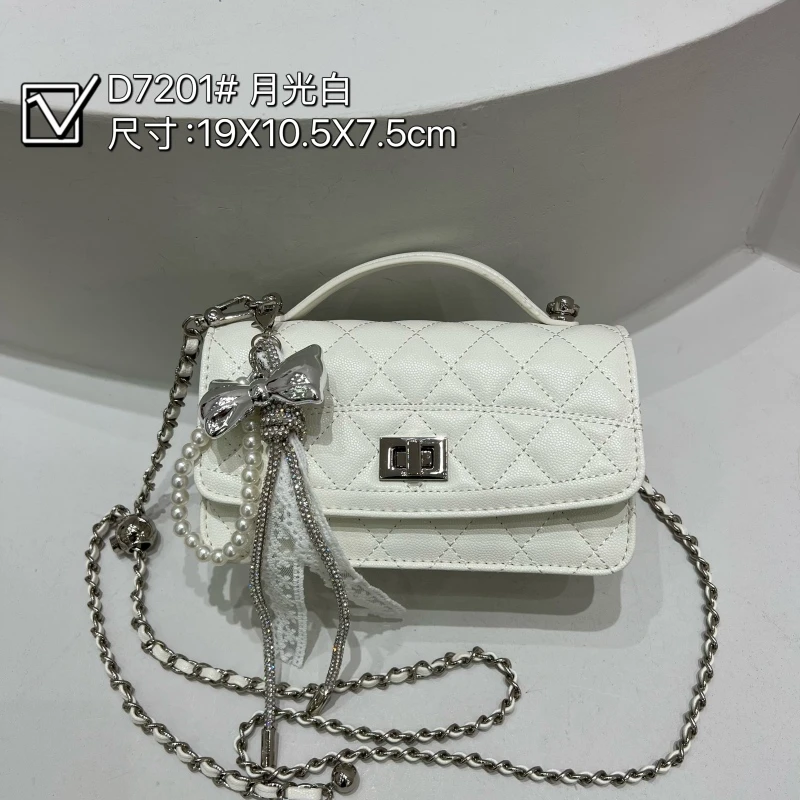 【TY】ZT-D7201-月光白 轻奢高级韩版单肩潮流时尚简约女包