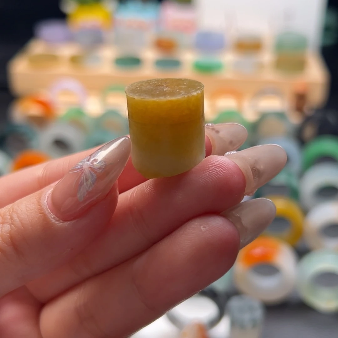 J***～定制翡翠未镶嵌戒心