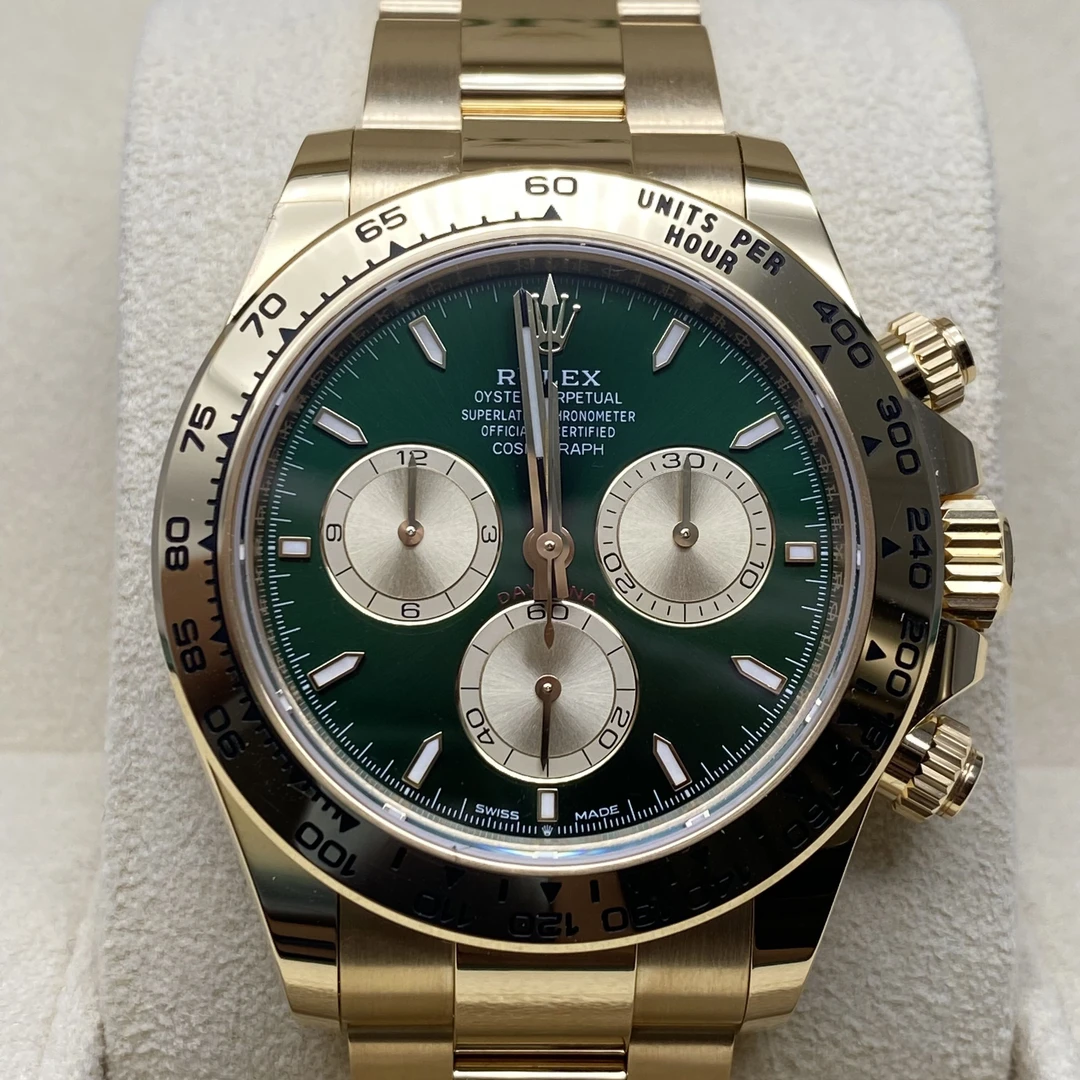 未使用 Rolex/劳力士 劳力士/Rolex迪通拿126508绿金迪八月未使用