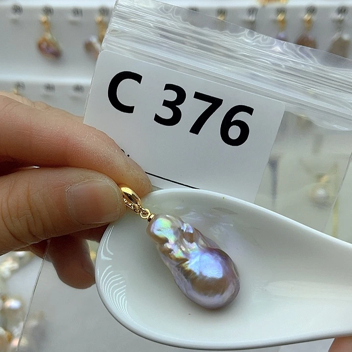 淡水珍珠颈饰银S925镶嵌