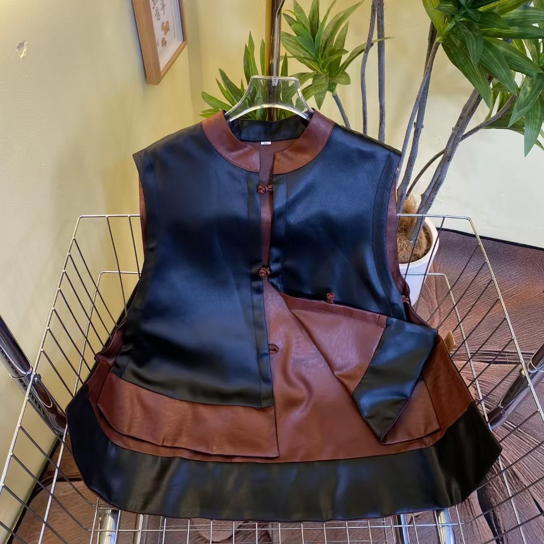 717潮牌重磅两面穿新中式国风马甲