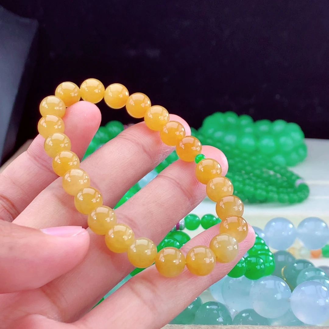 未镶嵌手链翡翠翡翠