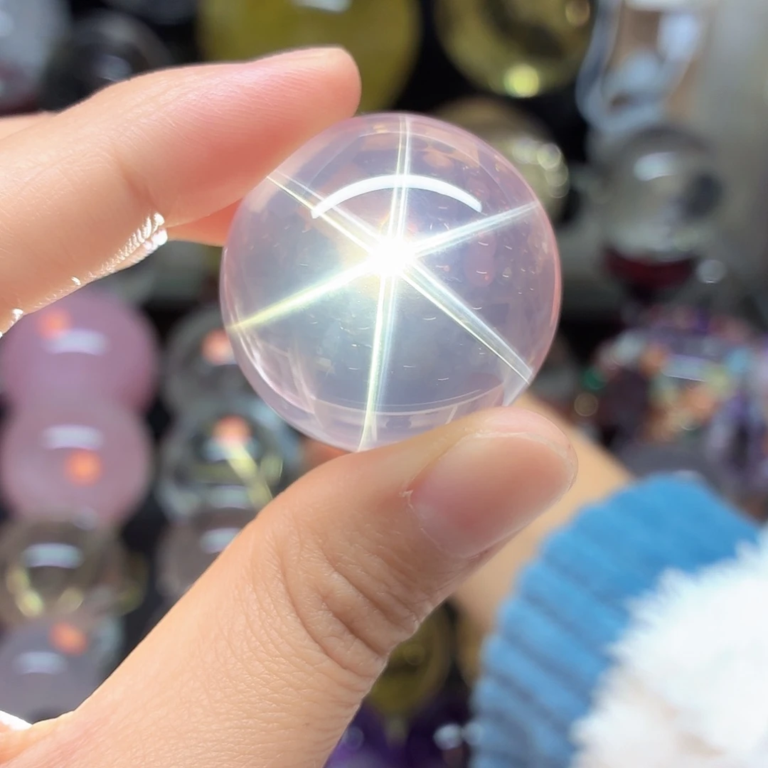 水晶未镶嵌珠宝半成品净体冰粉35