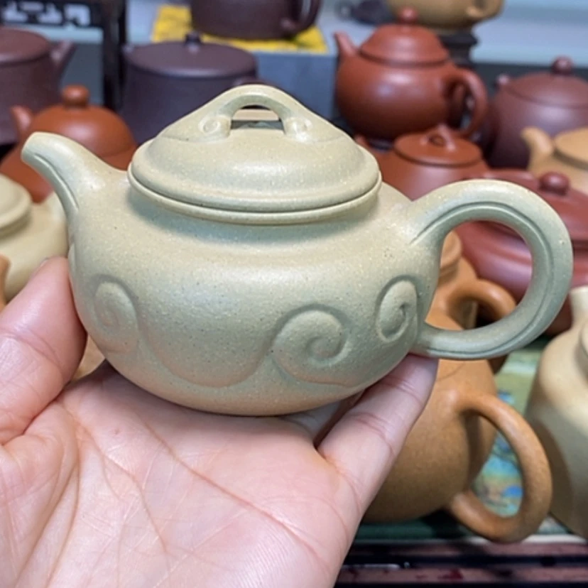 【闪购商品】紫砂茶壶本山绿泥半手工清仓