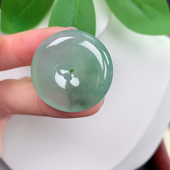 颈饰未镶嵌翡翠29.3-5.8mm