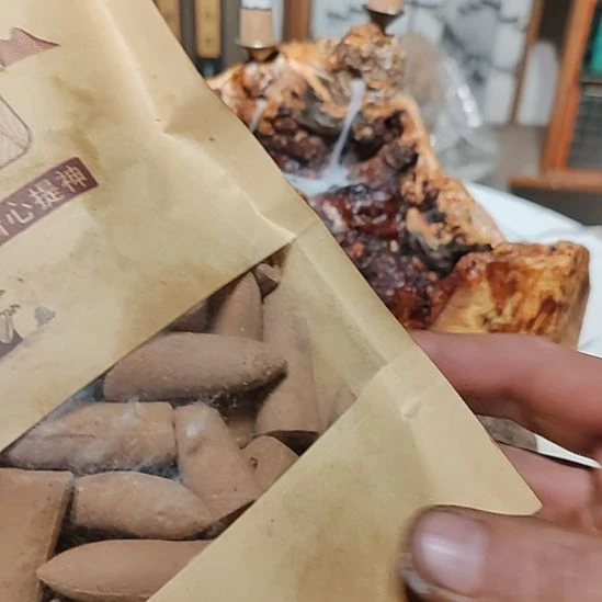 泥塑北沉香琥珀木天然造型山水香
