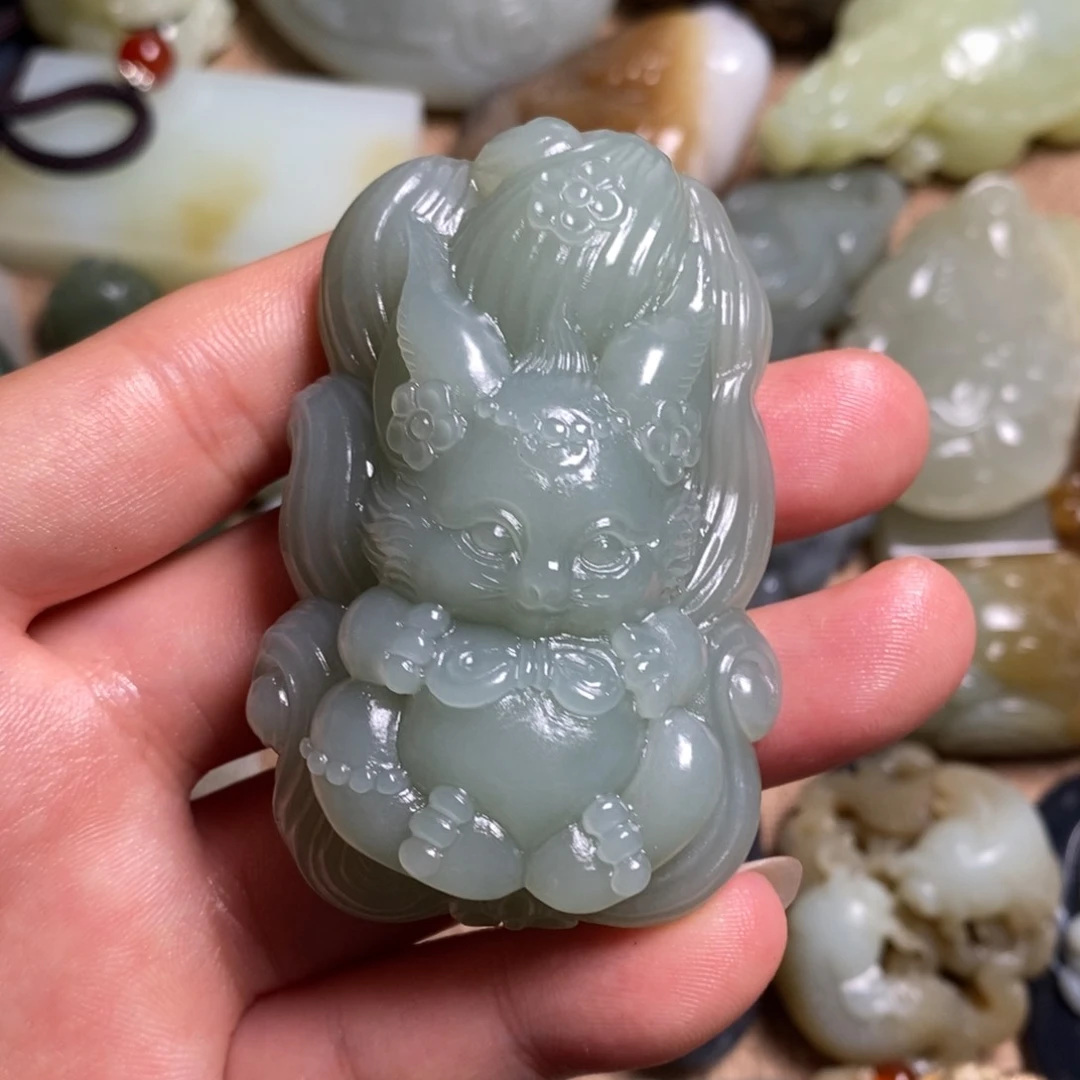 未镶嵌和田玉挂件知***乐