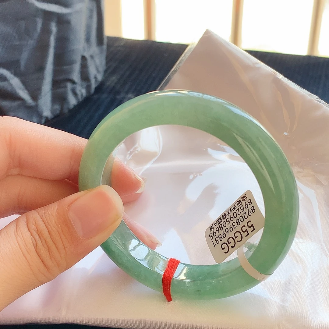翡翠未镶嵌手镯天然缅甸翡翠A货手镯