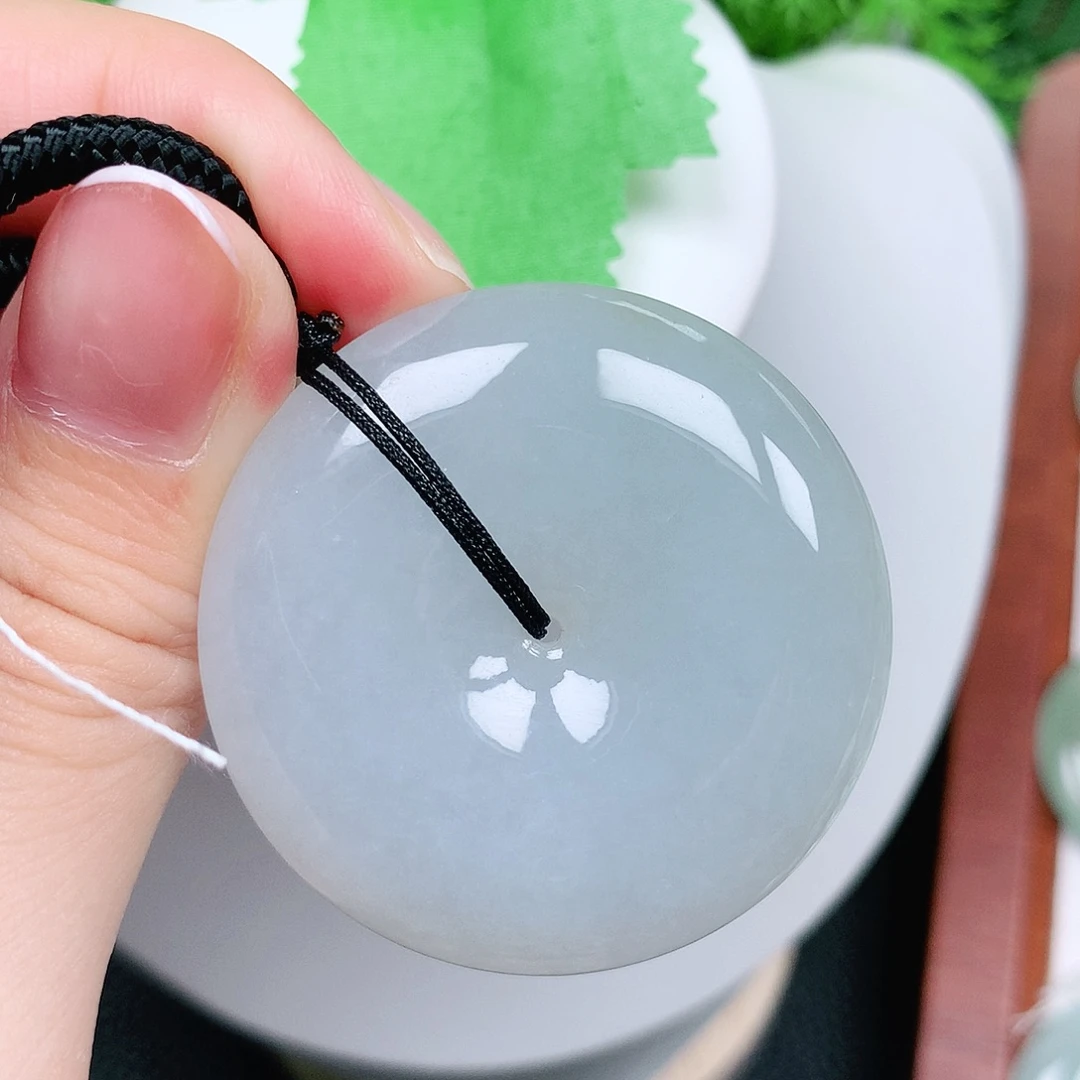 翡翠未镶嵌颈饰平安41-9.7