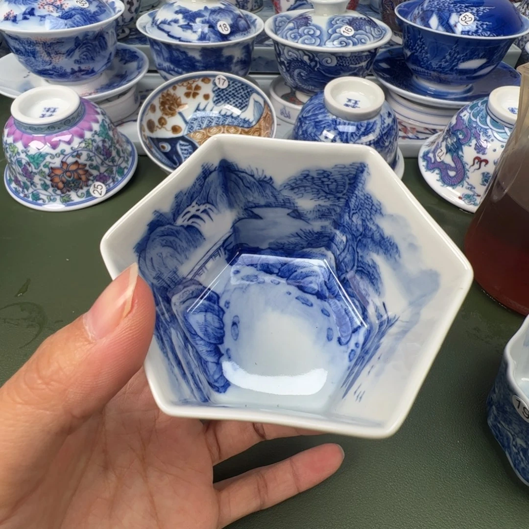 陶瓷景德镇纯手工纯手绘茶具木木88