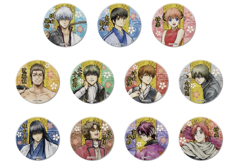 国现！<Catch!>银魂花鸟风月系列 和纸吧唧 亚克力砖 立牌 抽赏