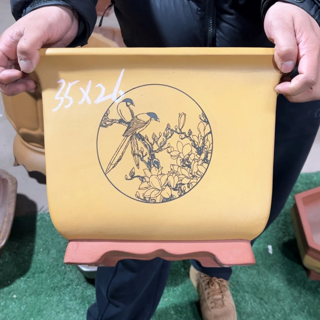 紫砂花盆紫砂花盆