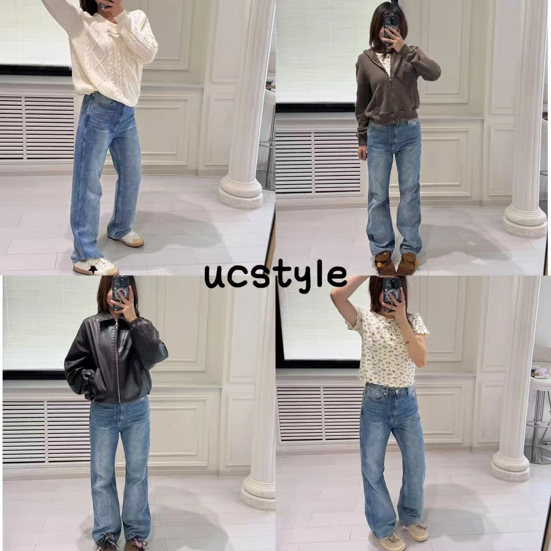 【UC STYLE】UC12’质感满分‘中腰牛仔裤主播穿S码