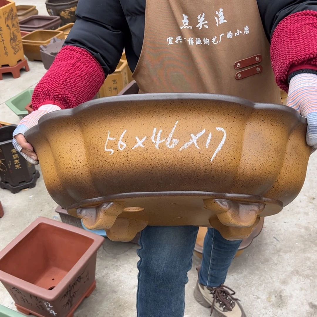 紫砂花盆盆景艺术