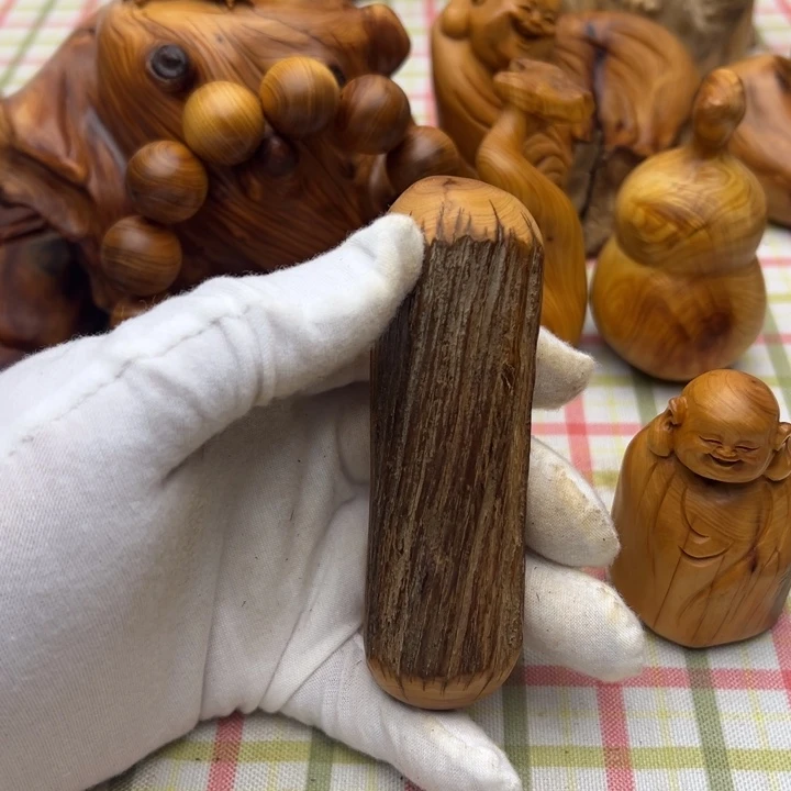 时***胀柏木（崖柏）陈化老料手串把件