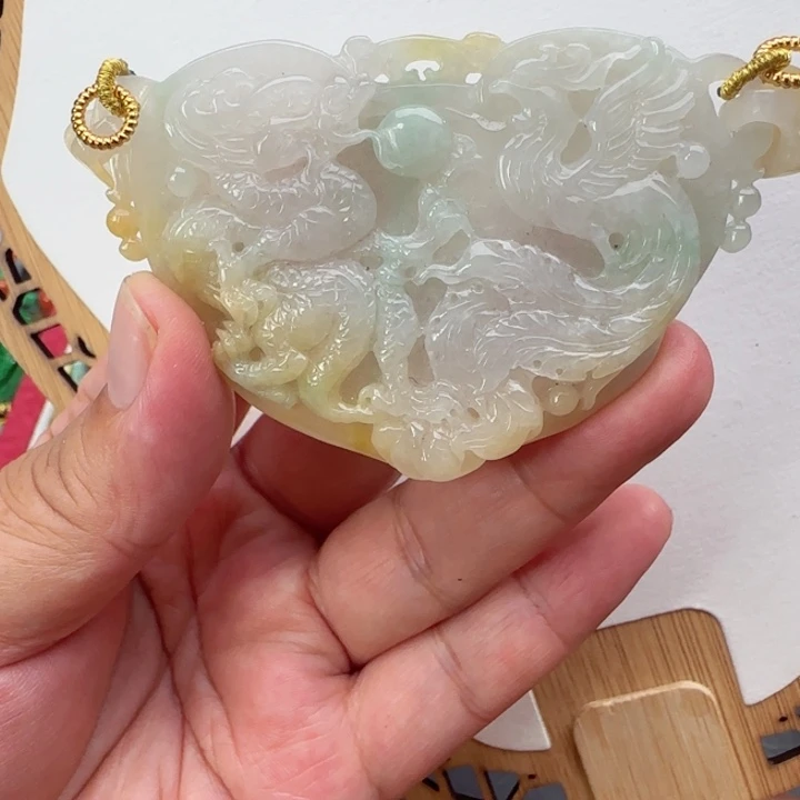 颈饰未镶嵌翡翠国风