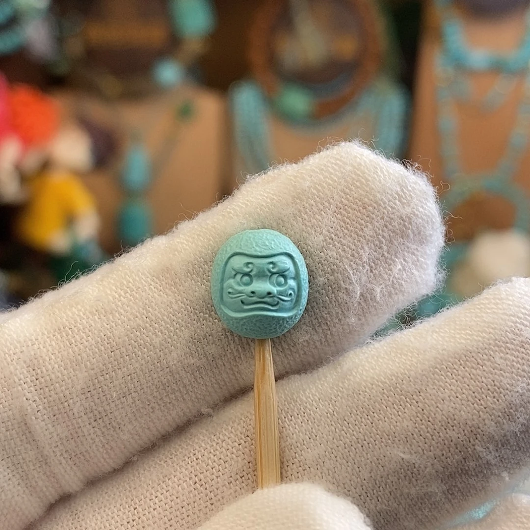 绿松石未镶嵌三通