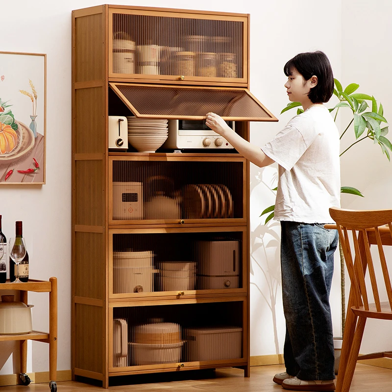 餐边柜子储物柜厨房橱柜置物架茶水边柜酒柜靠墙简约现代客厅家用