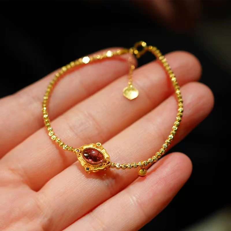 迷悟珠宝原创卢比来18k金手链T24111511