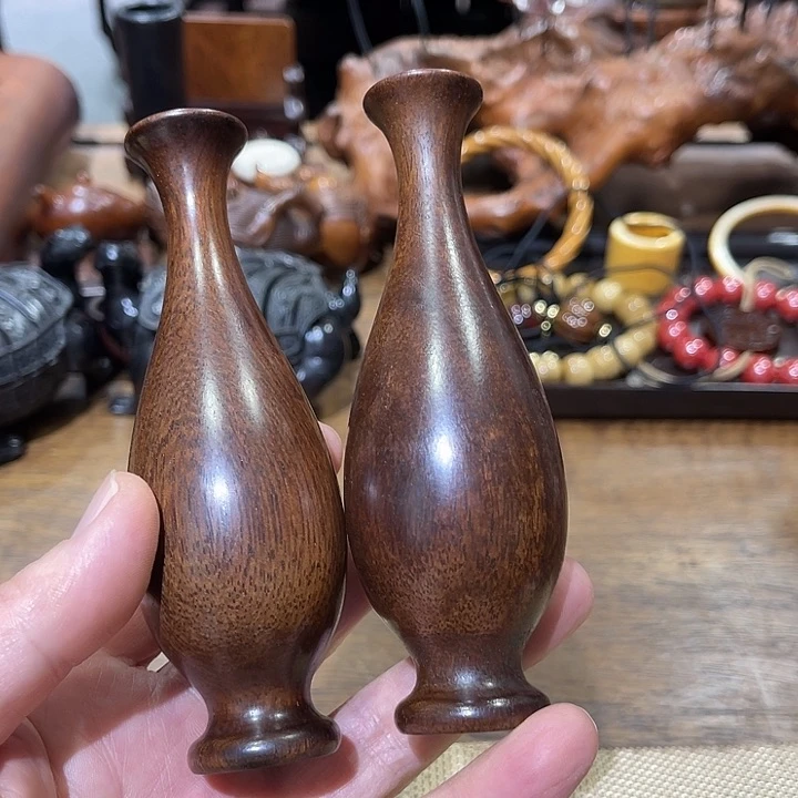 香榧木精品黄花梨和紫檀木器摆件