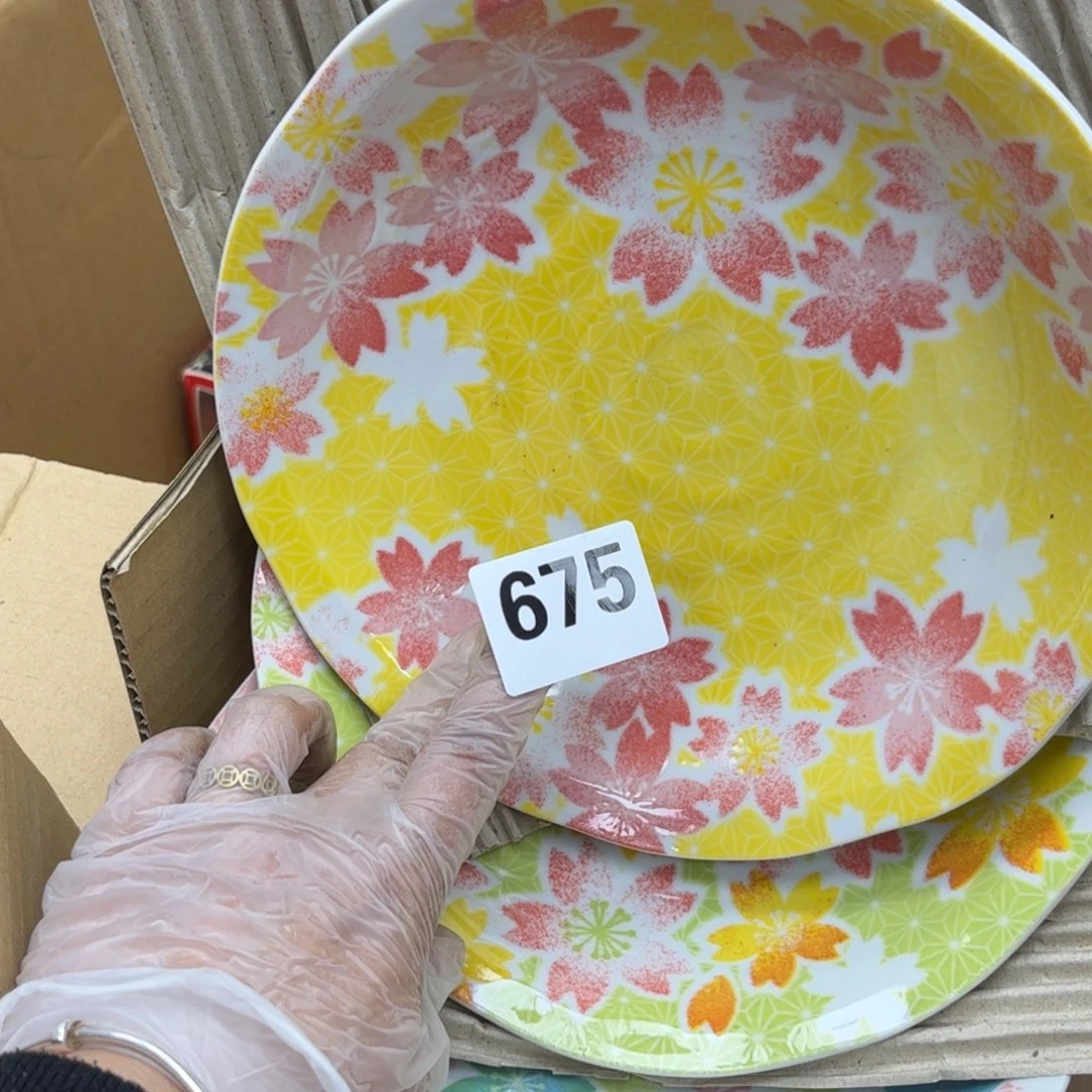 瓷片摆件工艺品摆件666 