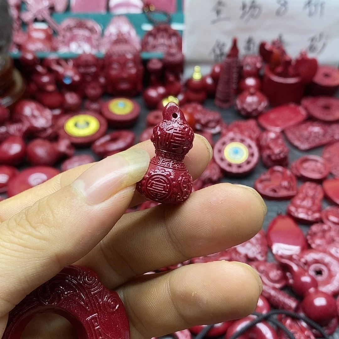 天然辰砂朱砂吊坠