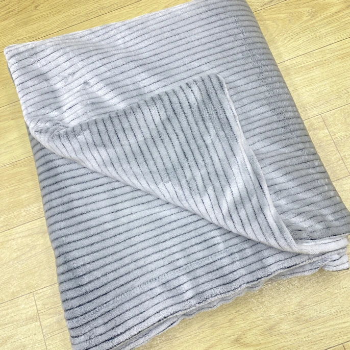 160×200灰绿双层毯休闲毯