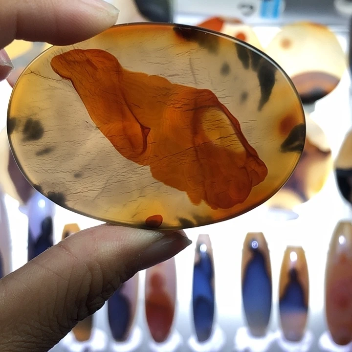 查罗石未镶嵌珠宝半成品12