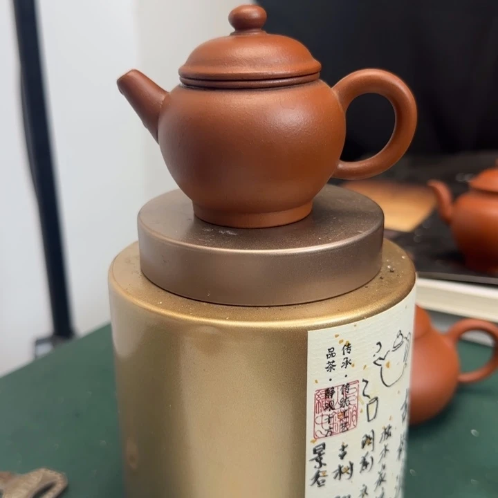 红泥高橄榄巨轮壶62cc