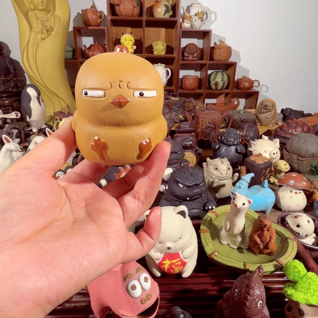 紫砂茶壶闽****玩纯手工制作过程非常