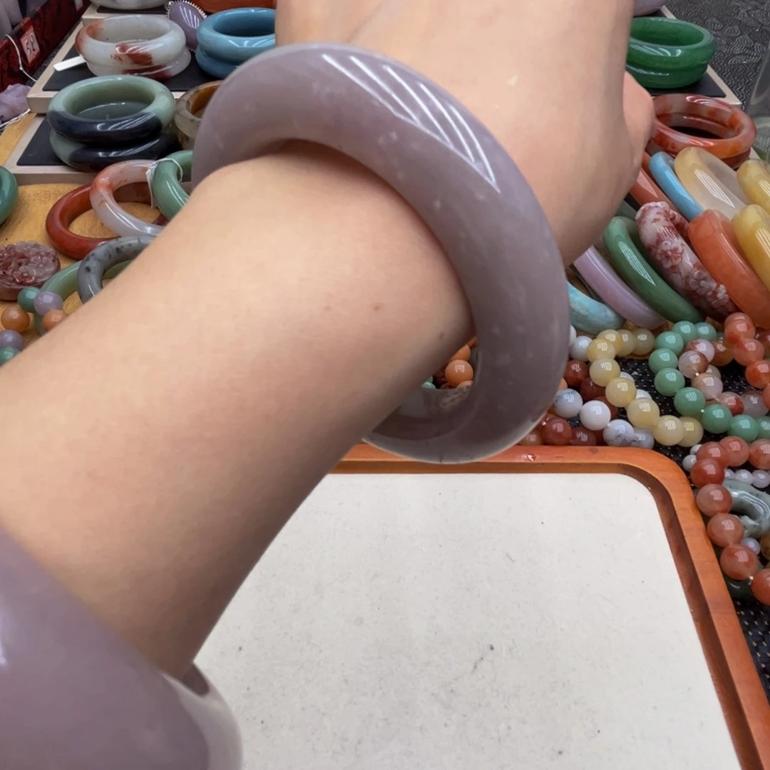 石英质玉未镶嵌圈口56