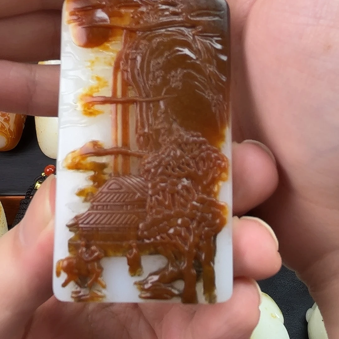 满玉化沁设计款山水