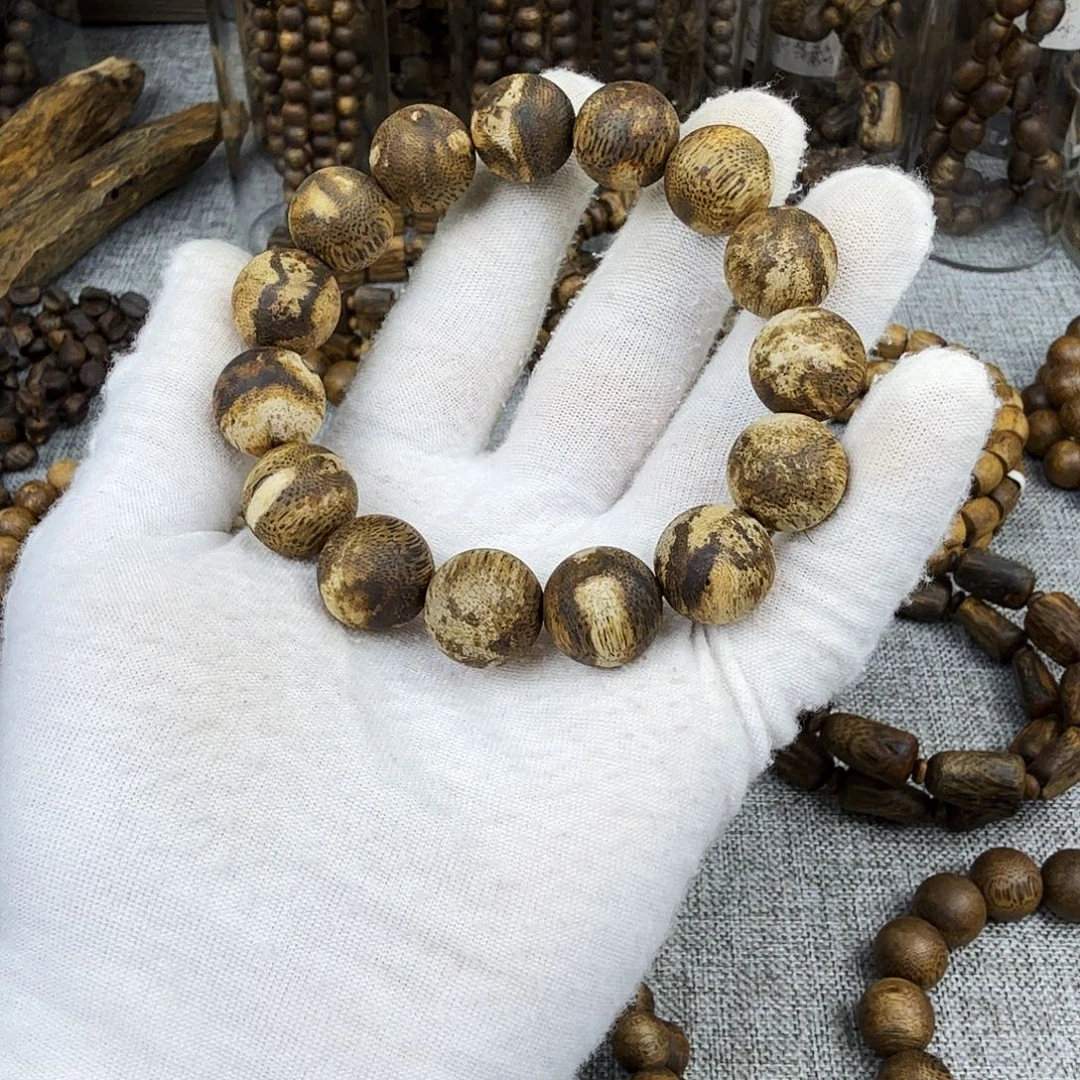 沉香沉香碎屑原生态绿棋醇化老料1.5cm