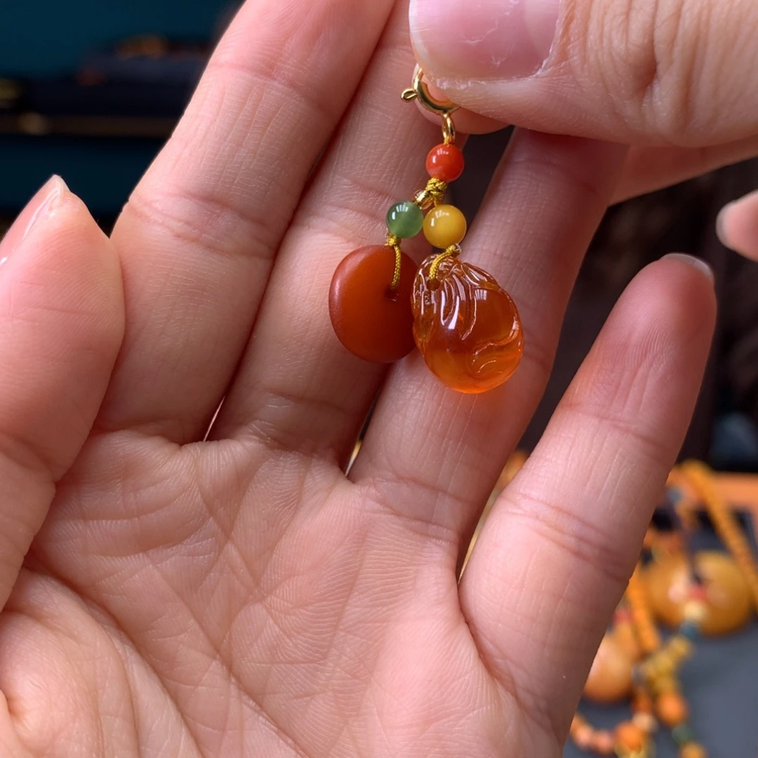 蜜蜡未镶嵌吊坠(不含链)天然