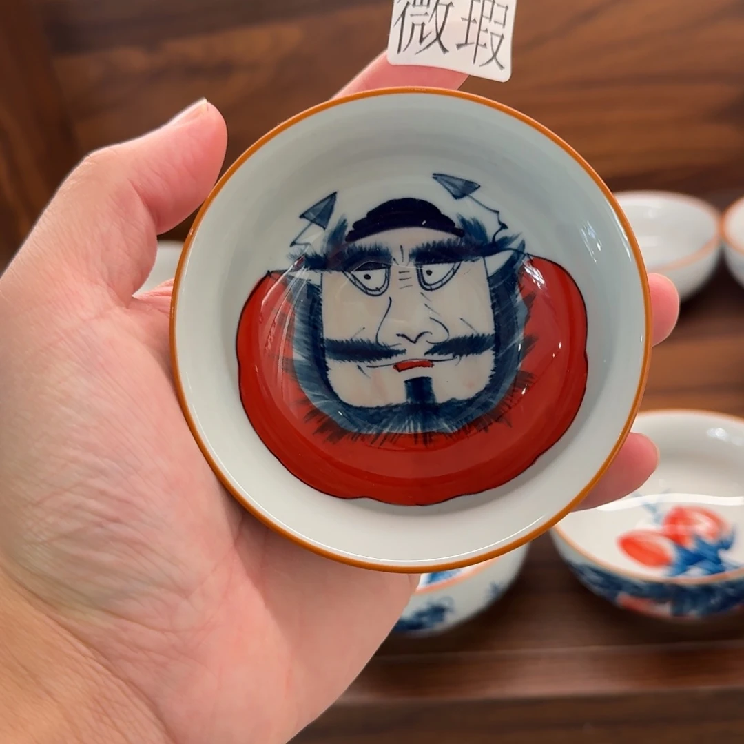 釉下彩纯手绘微瑕