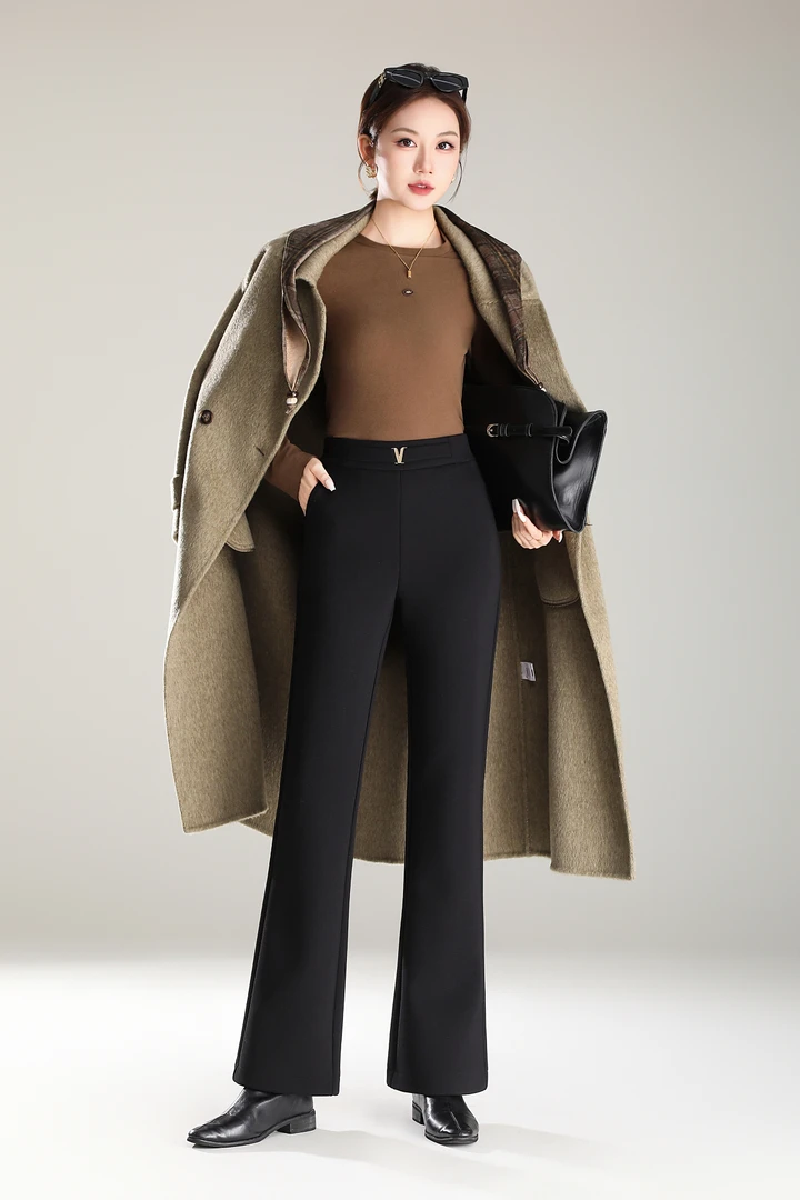 【小太阳微喇裤】加绒小小微喇裤595