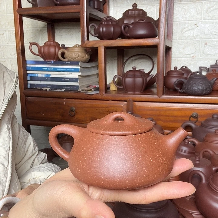 紫砂茶壶石瓢260cc半手工