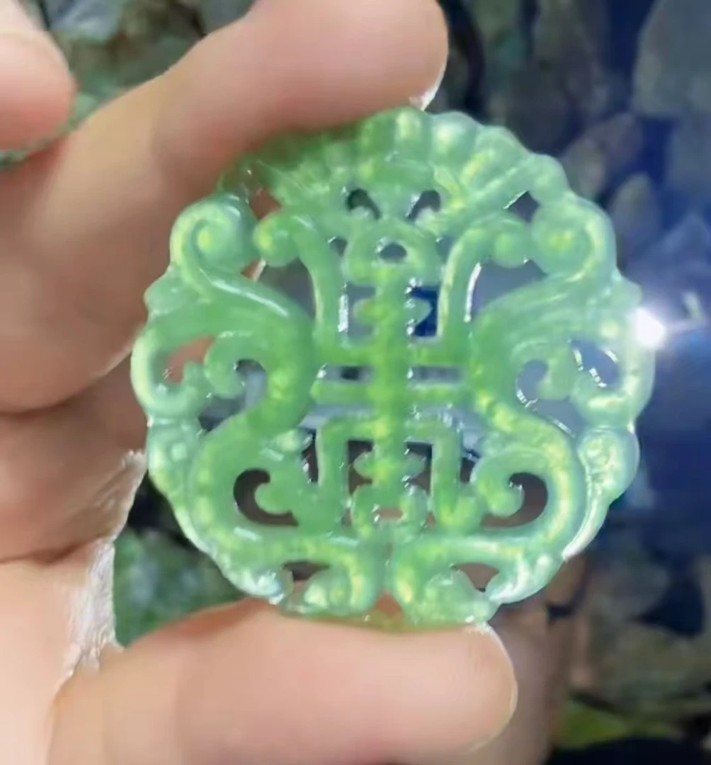 《抖音质检》纯天然冰透万寿牌讲解链接勿拍XL‘’