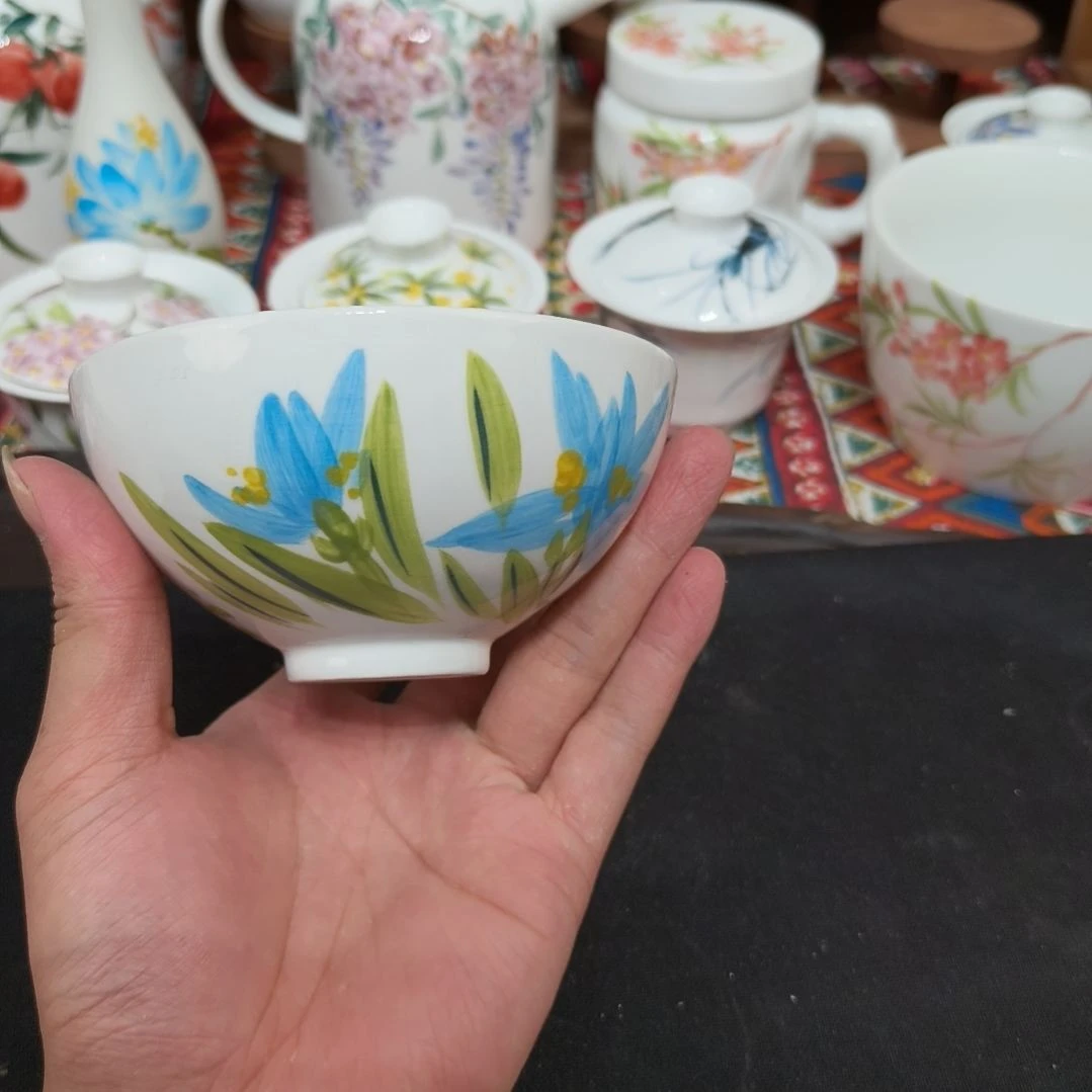 瓷片景德镇手工手绘高温瓷器