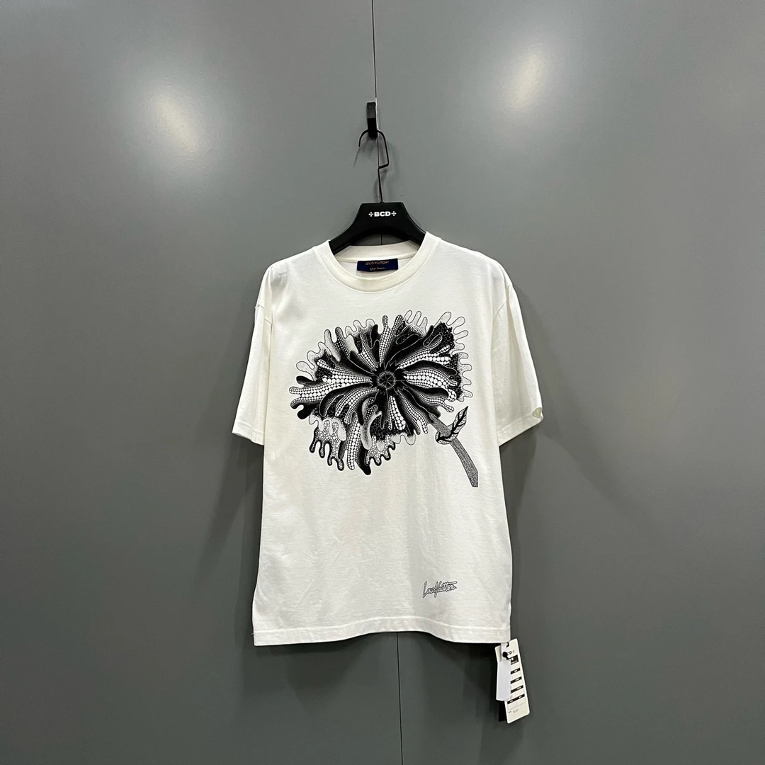 95新 LouisVuitton/路易威登 ab3lv草间弥生迷幻花印花短袖006077
