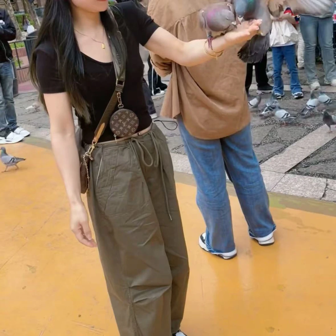 2025春季新款时尚显瘦气质女士网红洋气两件套百搭款K8018-2