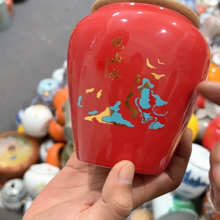 瑕疵福利品陶瓷茶叶罐