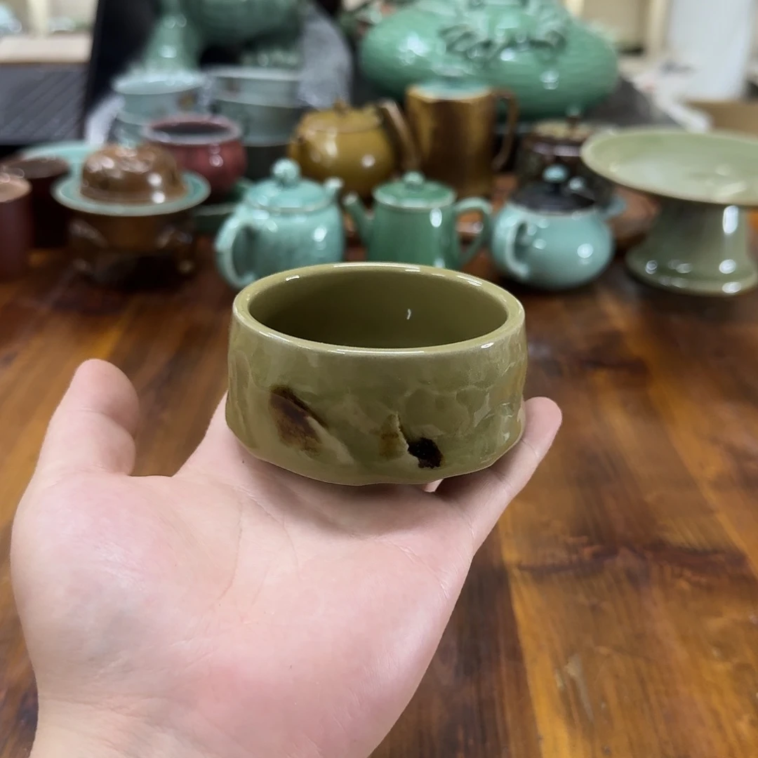 龙泉青瓷茶器微瑕8373
