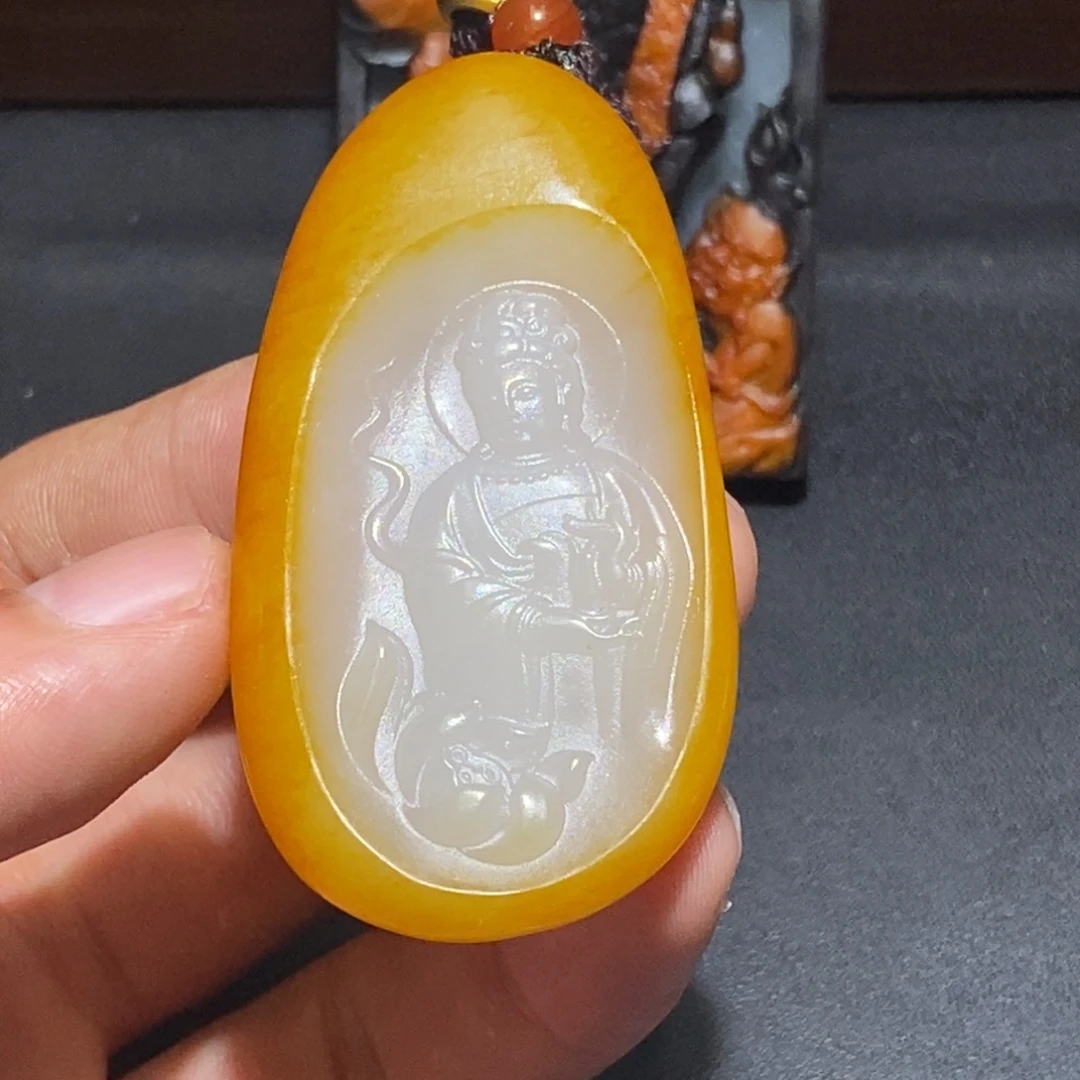 未镶嵌和田玉挂件d