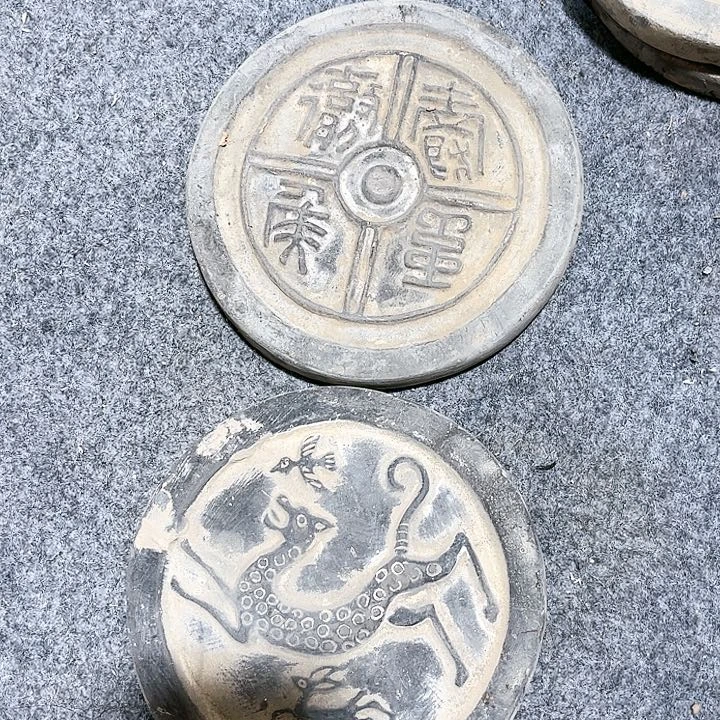 瓦当摆件摆件茶桌茶台陶瓷