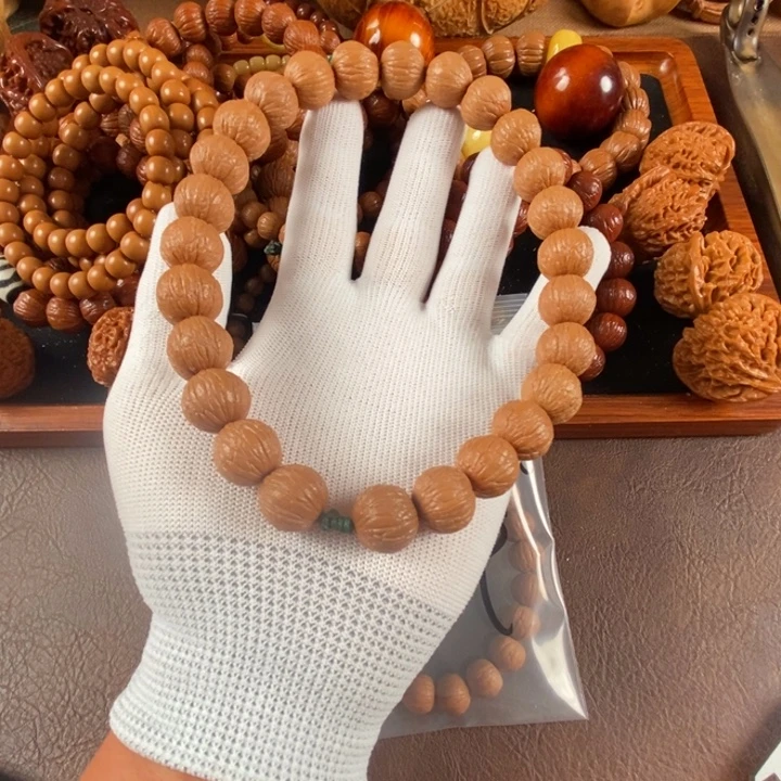 猴头核桃吊坠26颗精卡凤羽手持