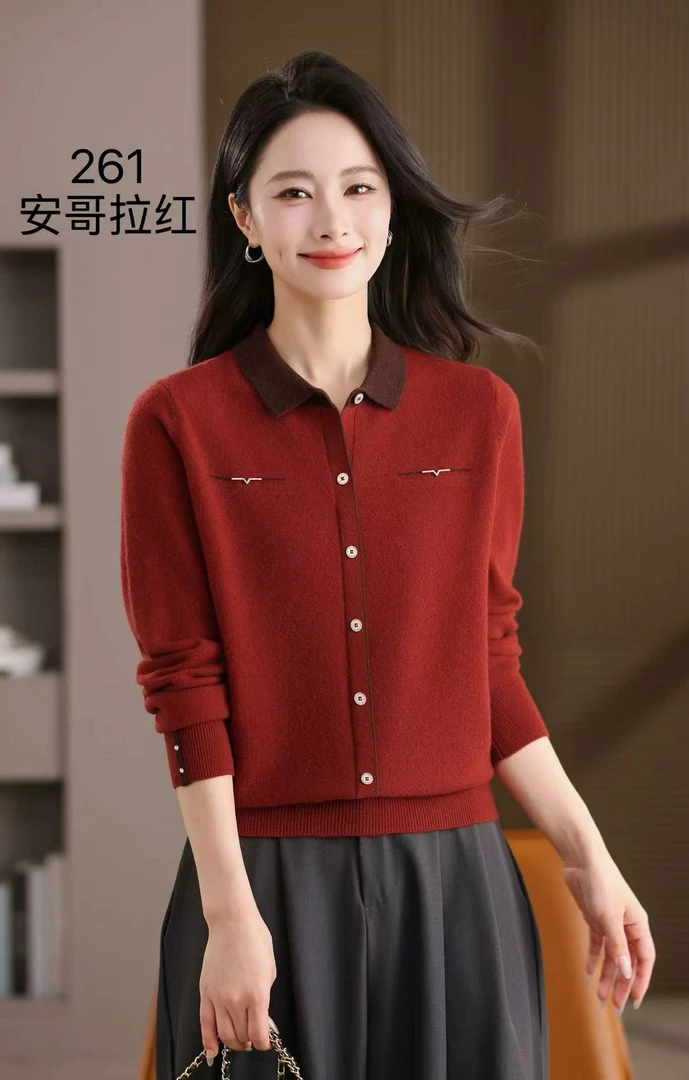 歆御女装时尚百搭气质衫长袖261