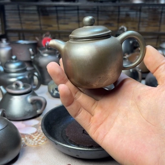 壶庄诚柴烧坭兴陶壶150（