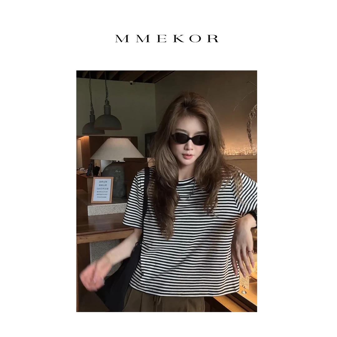 MMEKOR “海风日记”T恤 2025新款活力常青藤百搭时髦短袖 30121