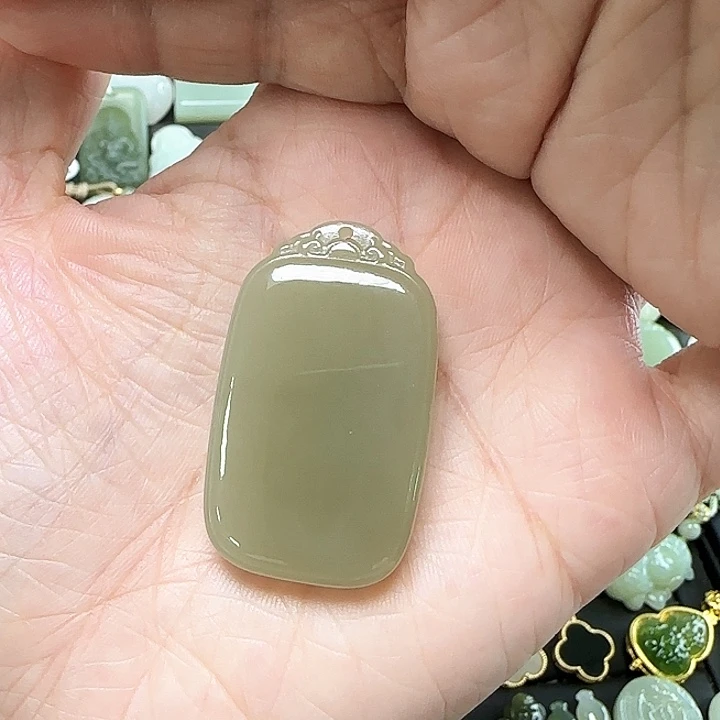 和田玉未镶嵌吊坠(不含链)福利价，不售后
